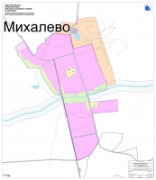 Правила землепользования и застройки. Карта градостроительного зонирования НП Михалево